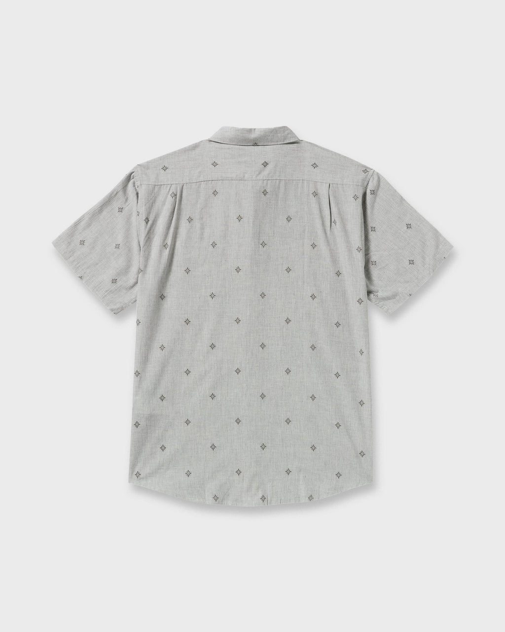 All Day Jacquard Short Sleeve Shirt - Silver