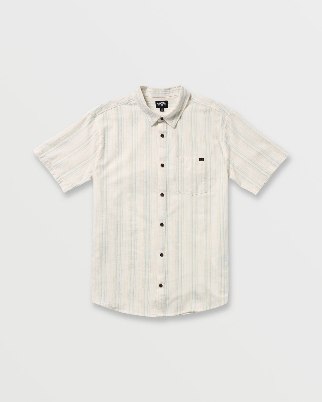 All Day Stripe Short Sleeve Shirt - Off White