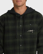 Baja Sur Flannel Shirt - Black