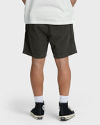 Larry Layback 19 Cord Shorts - Dark Gray