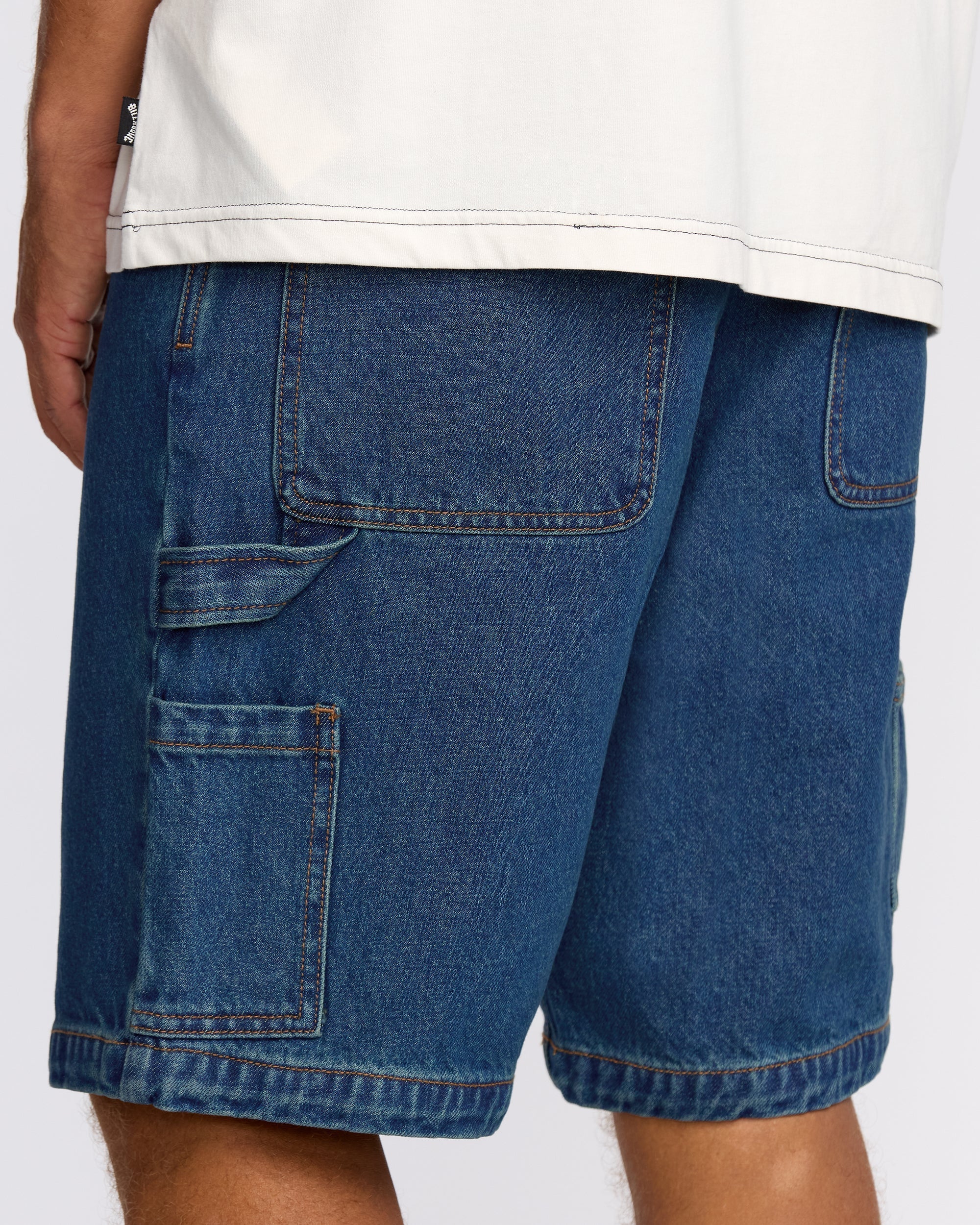 Bad Dog Workwear Shorts - Ocean Wash