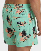 Lineup Layback 16 Trunks - Lime Green