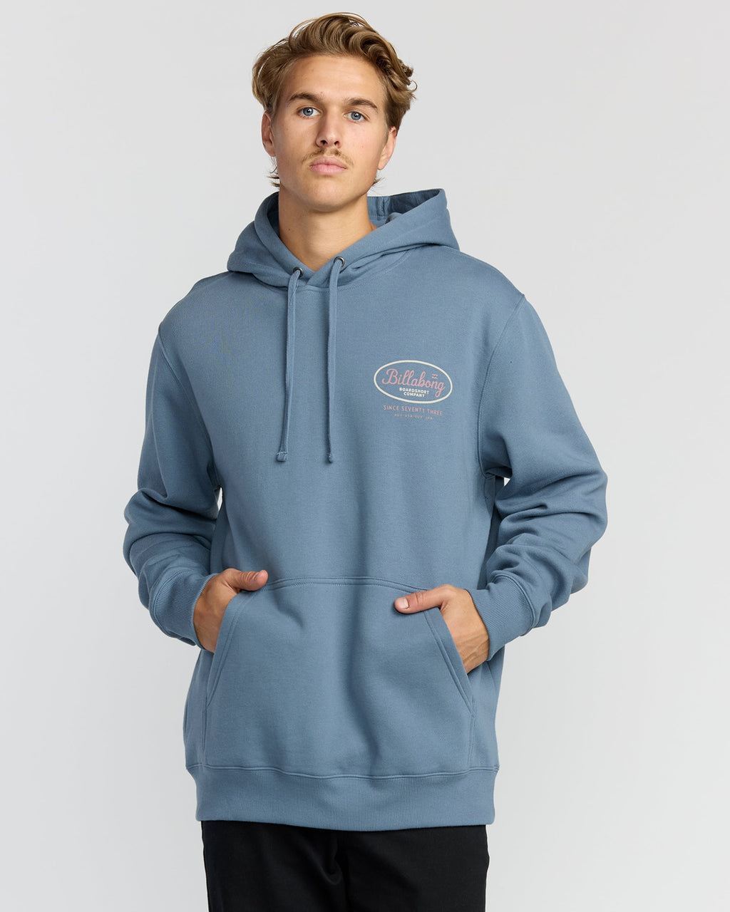 Short Sands Pullover Hoodie - Steel Blue