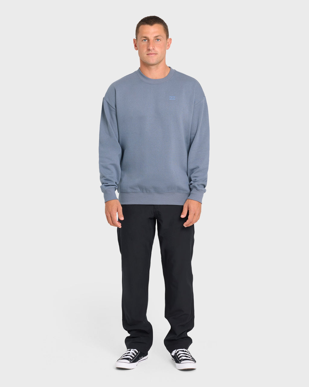 Rhodes Crewneck Sweatshirt - Denim Chambray