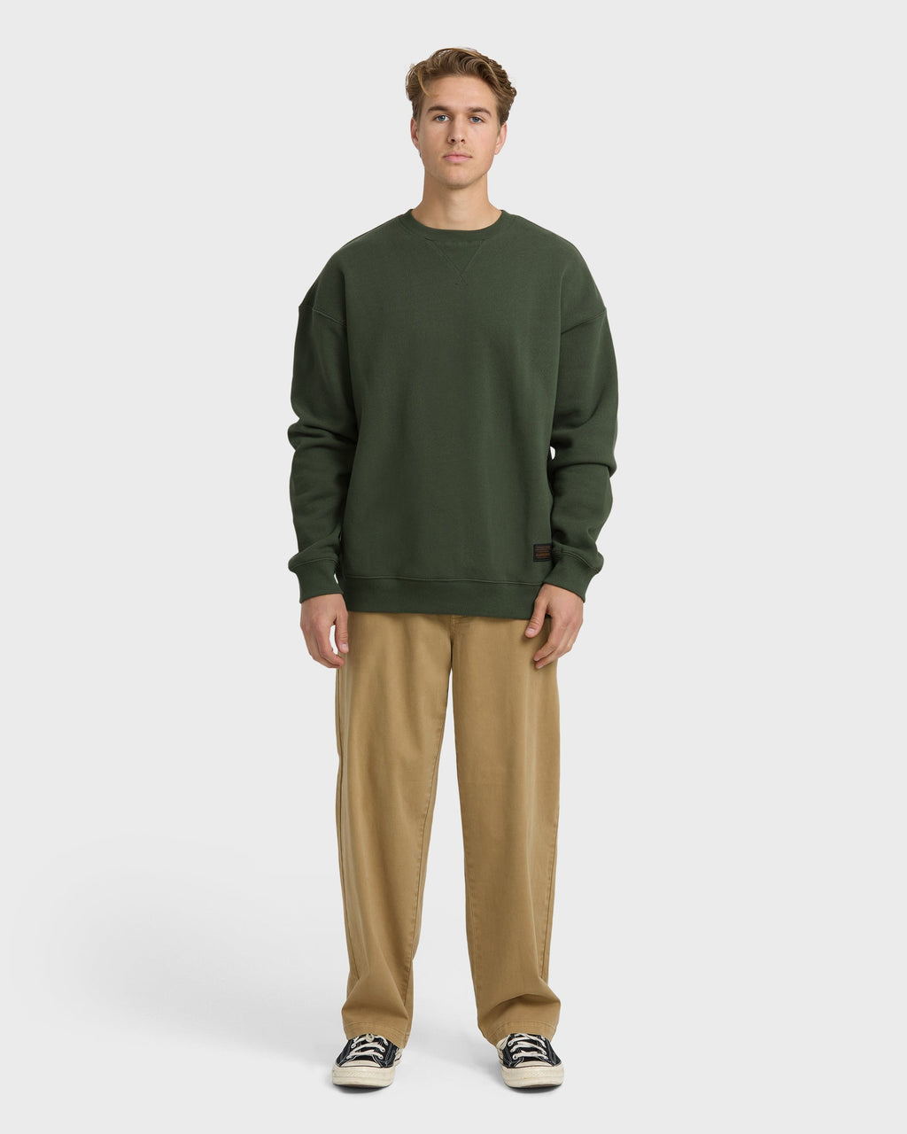 Fort Garage Crewneck Sweatshirt - Olive