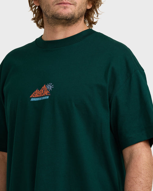 A/Div Reach The Peak OG Short Sleeve T-Shirt - Spruce Green