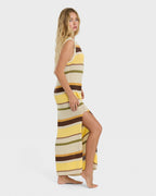 Those Days Knit Midi Dress - White Cap