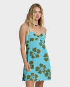 Last Sunset Mini Dress - Ocean Spray