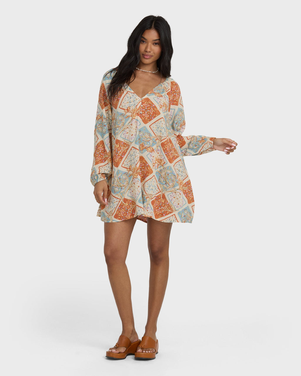 Sweet Dreamer Mini Dress - Whitecap