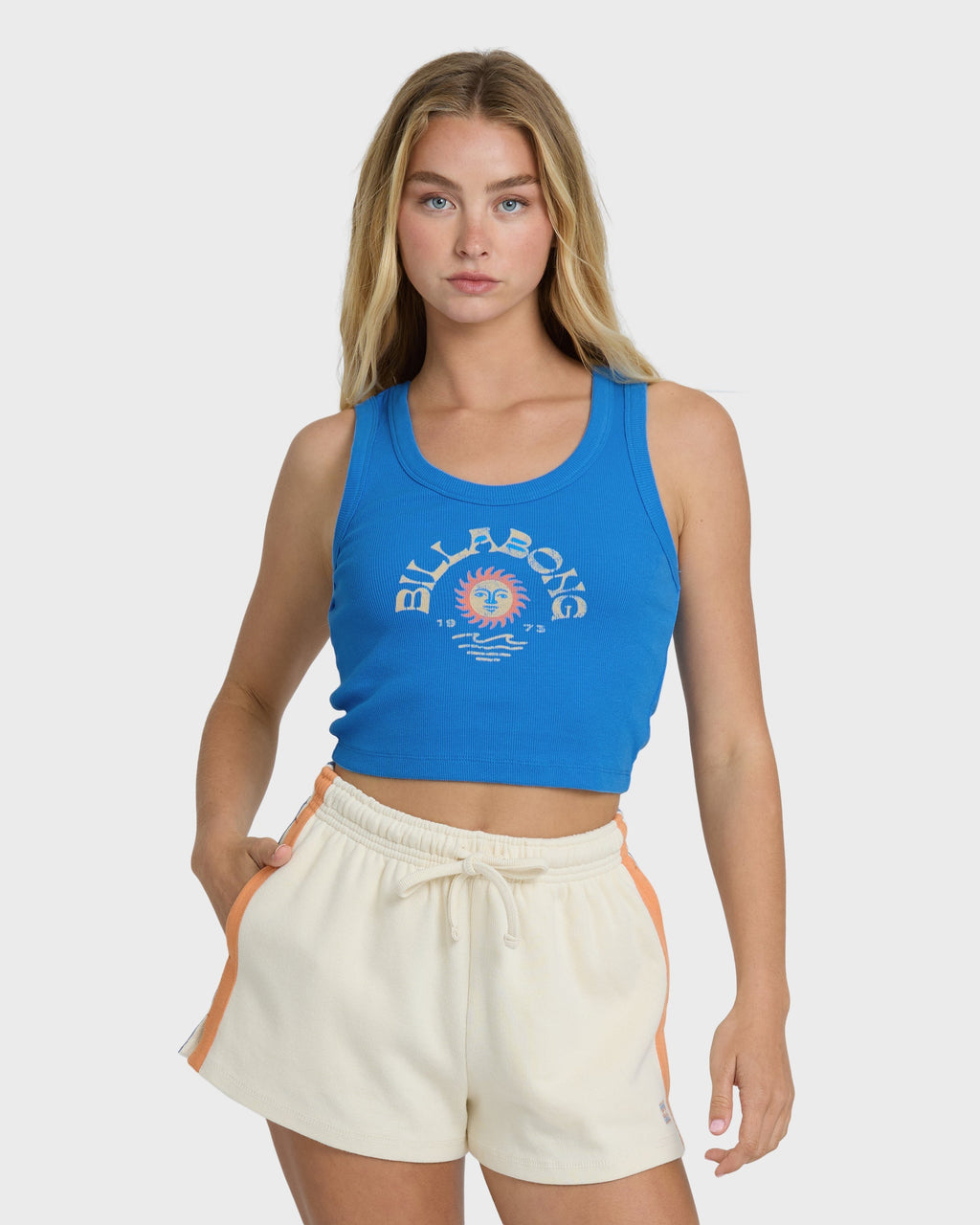 Sunset Horizons Tank - True Blue
