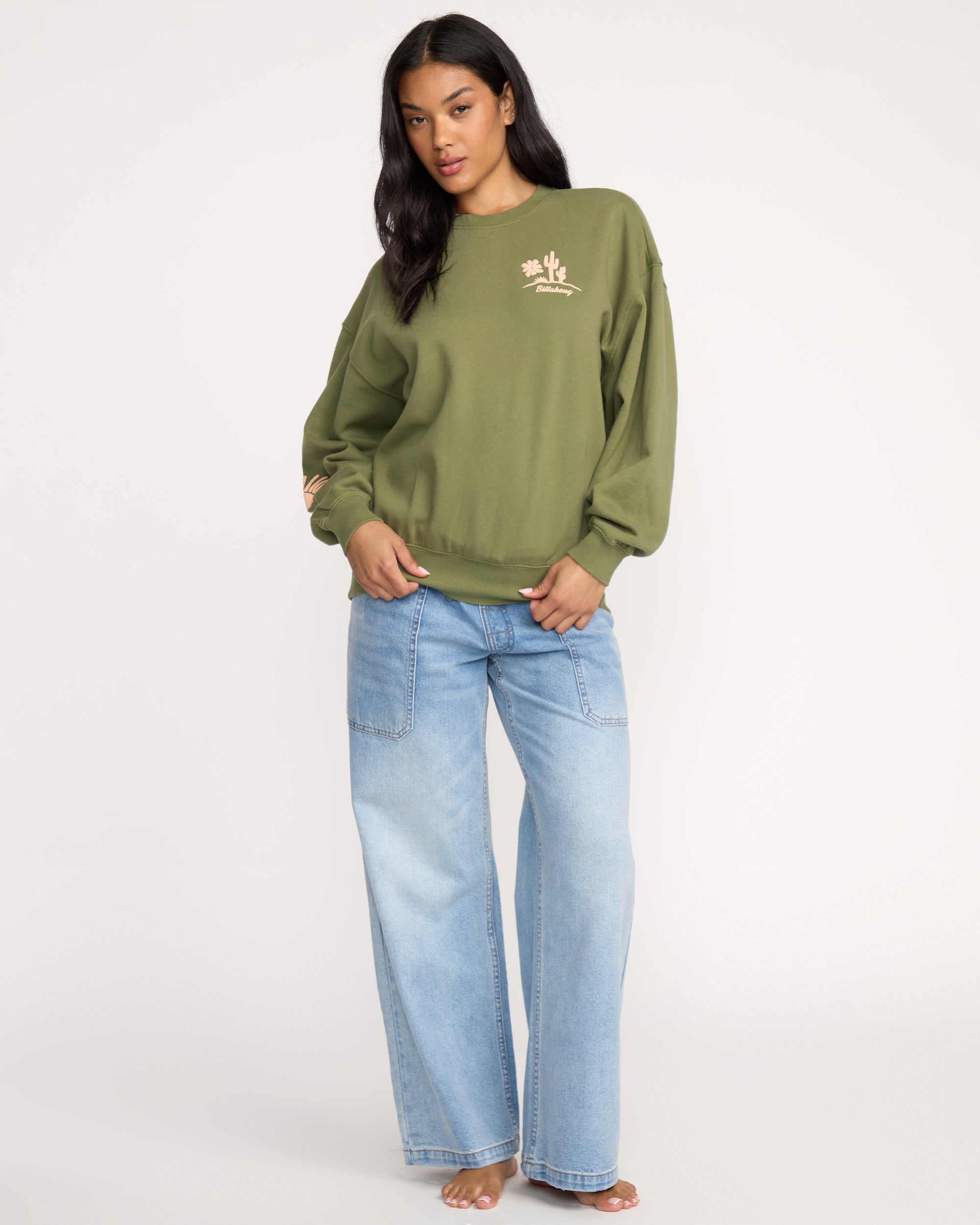 Sun Wave Livin Kendal Crewneck Sweatshirt - Luv Army
