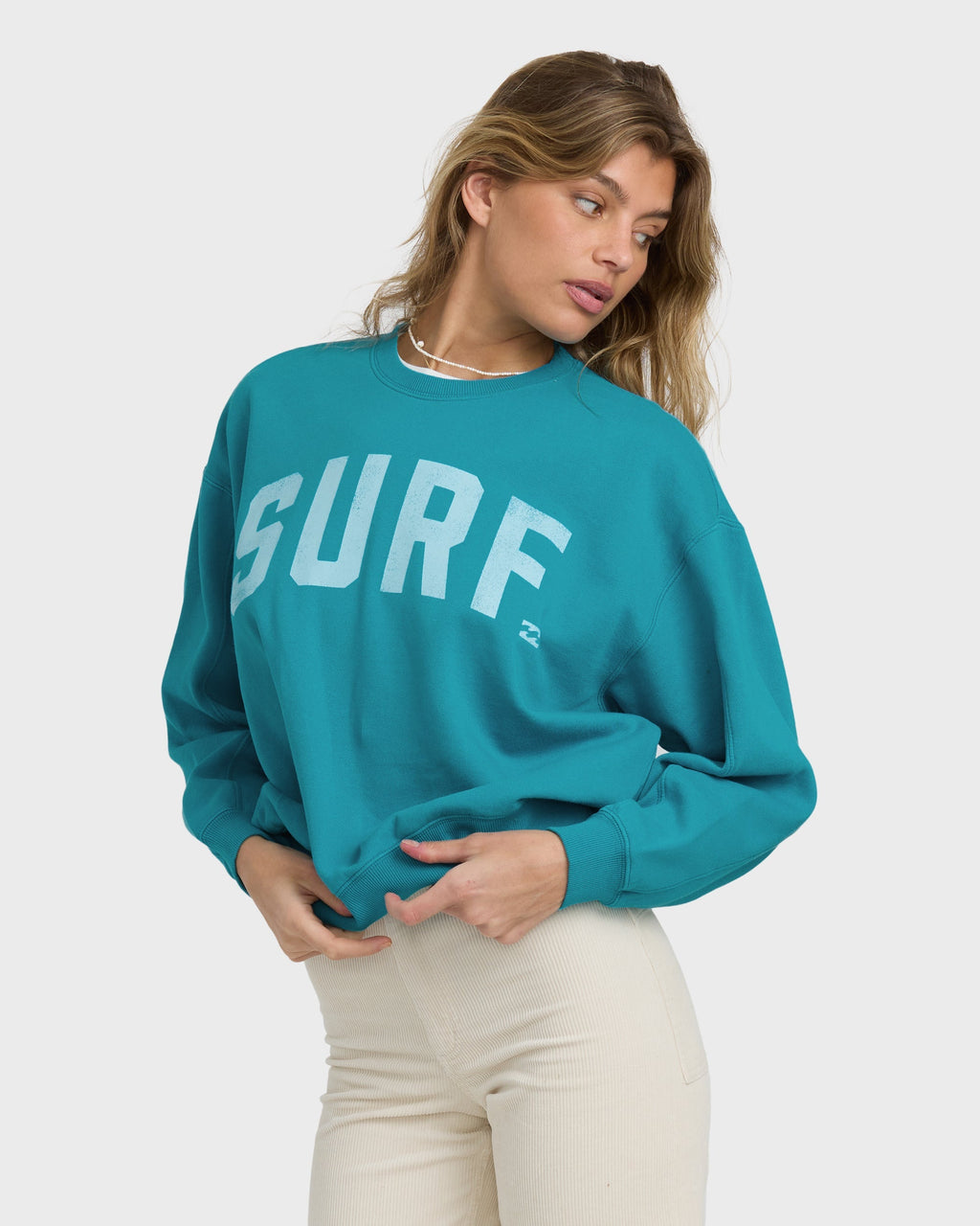 Mono Aloha Kendal Crewneck Sweatshirt - Atlantis