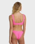 Sunrays Hike Medium Bikini Bottom - Guava