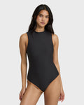 Tanlines High Neck Glider One-piece Swimsuit - Black