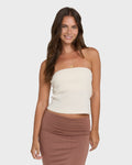 Sweet Coast Tube Top - White Cap