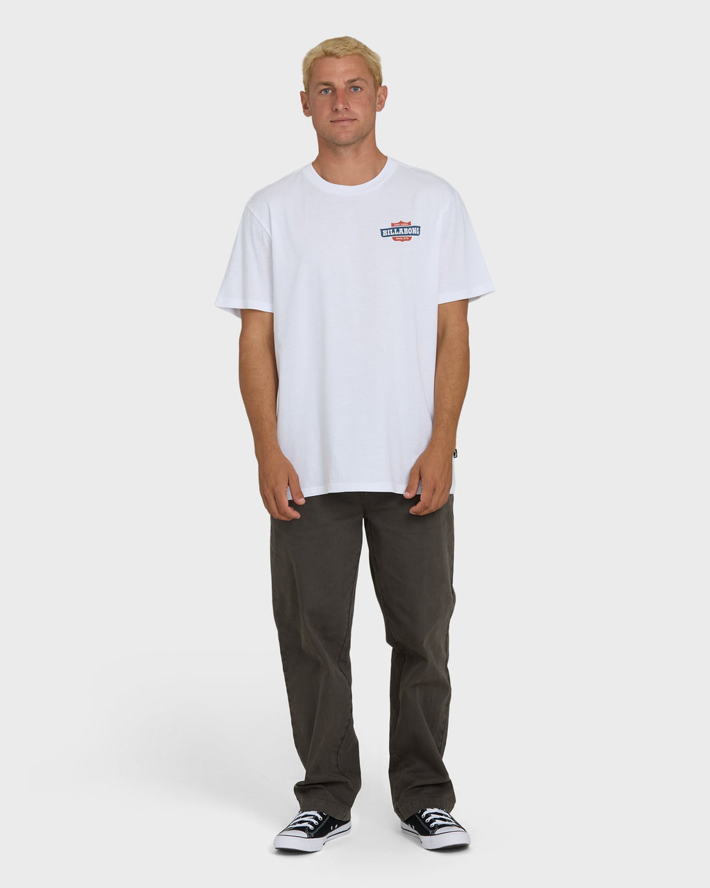 Walled Premium Short Sleeve Knit T-Shirt - White