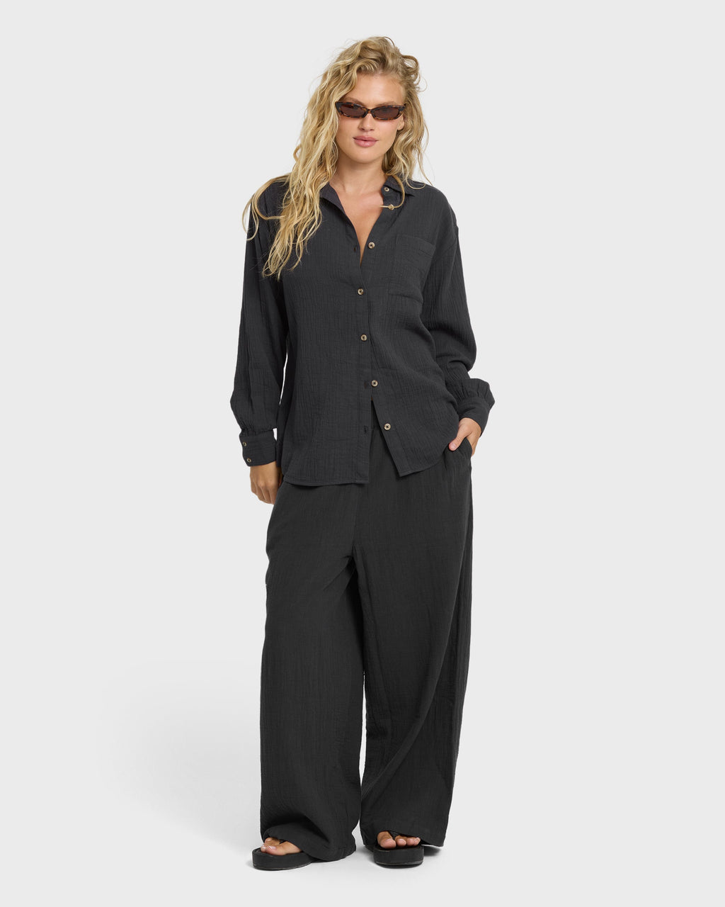 Follow Me Pants - Black Sands