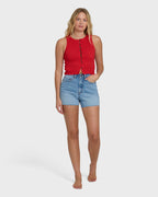Kelsey Tank Top - Fiesta Red