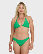 Tanlines Multi Triangle Bikini Top - Summer Green