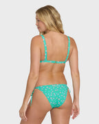 Ship Wrecked Tie-Side Tropic Bikini Bottoms - Green Tropics