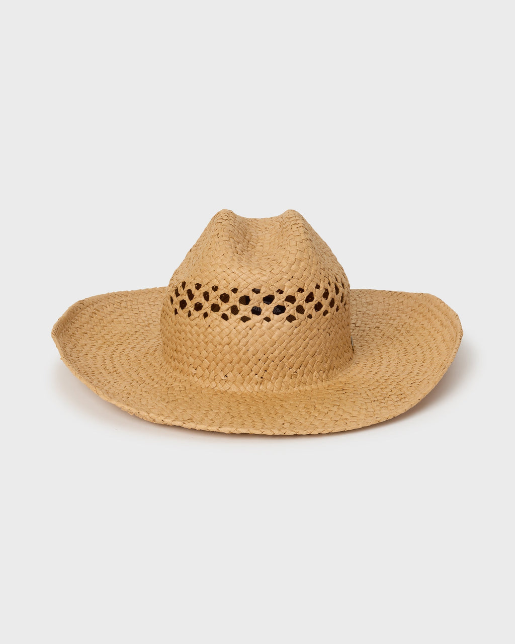 Wild Waves Wide Brim Straw Hat - Natural
