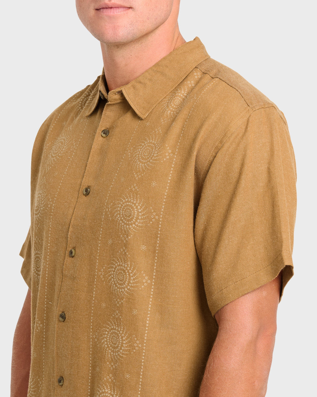 Cordoba Short Sleeve Cotton Shirt - Rubber