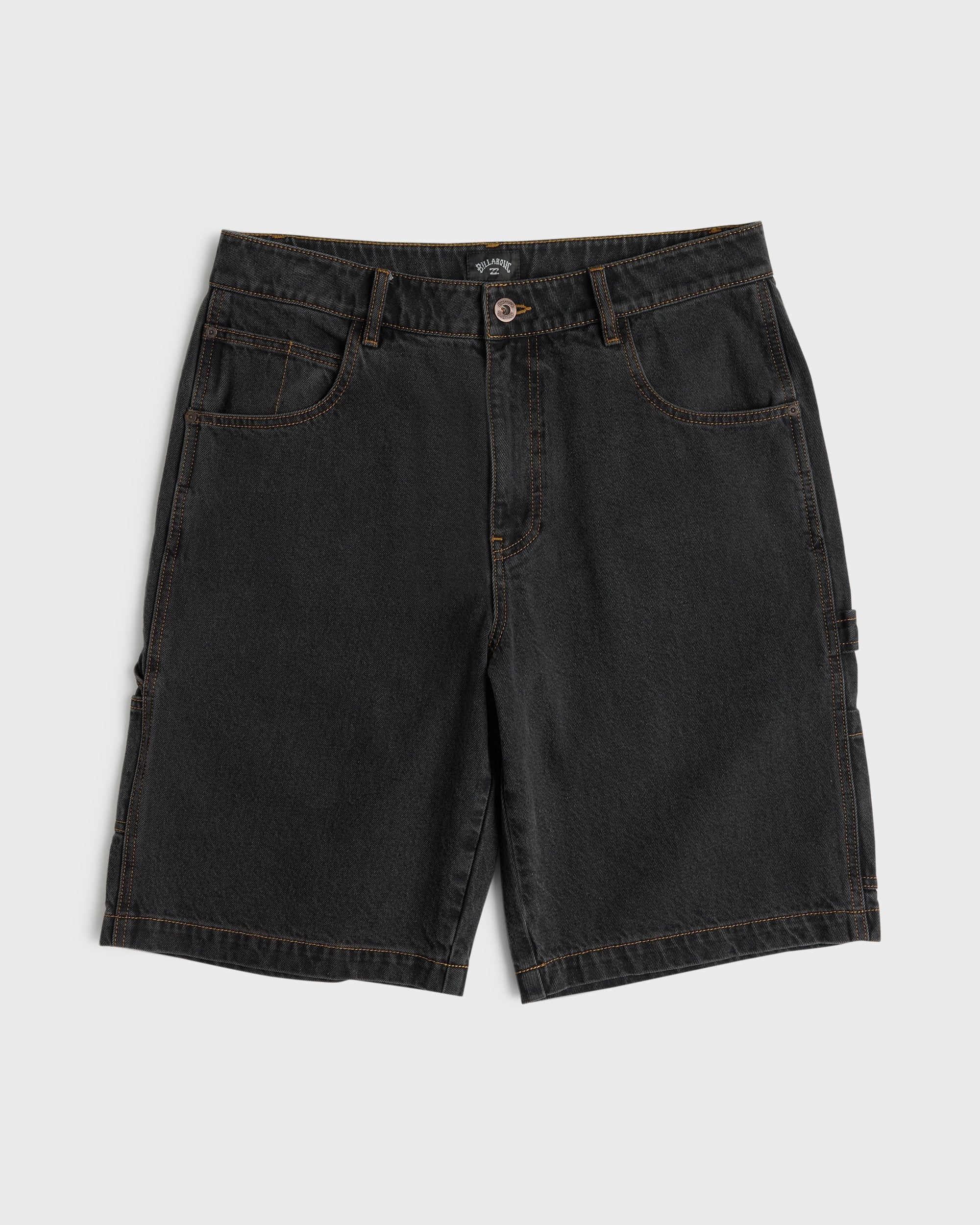 Bad Dog Workwear Denim Shorts - Black Wash
