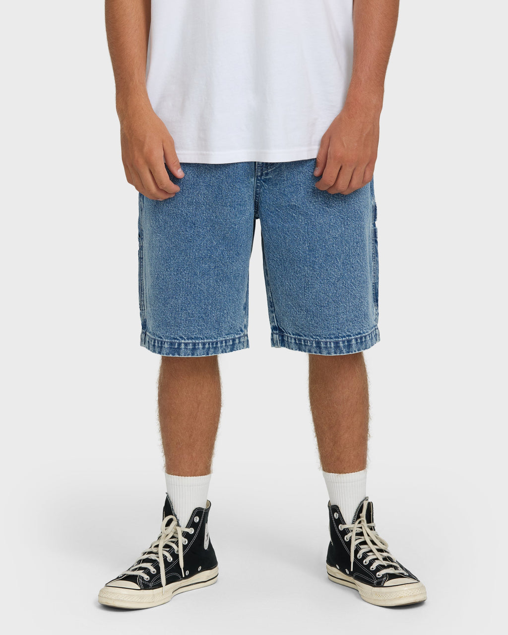 Bad Dog 22 Denim Shorts - Faded Denim