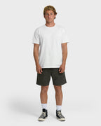 Larry Layback 17 Corduroy Shorts - Dark Gray