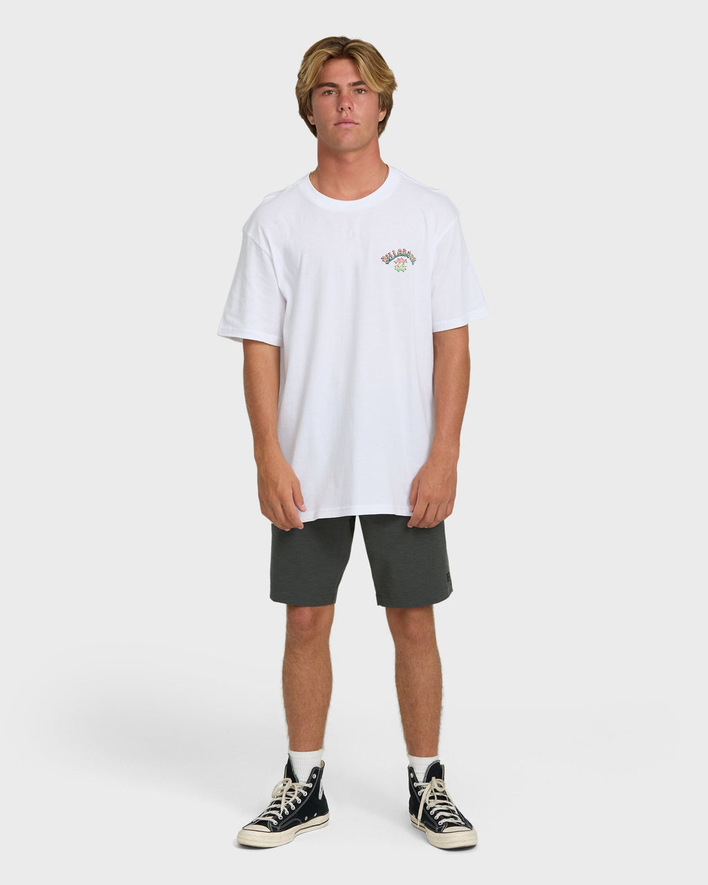 Nanda Ormond Occy Premium Short Sleeve Knit Graphic T-Shirt - White