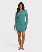 Dream Life Mini Dress - Bay Blue