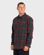Coastline Long Sleeve Flannel Shirt - Tortoise Shell