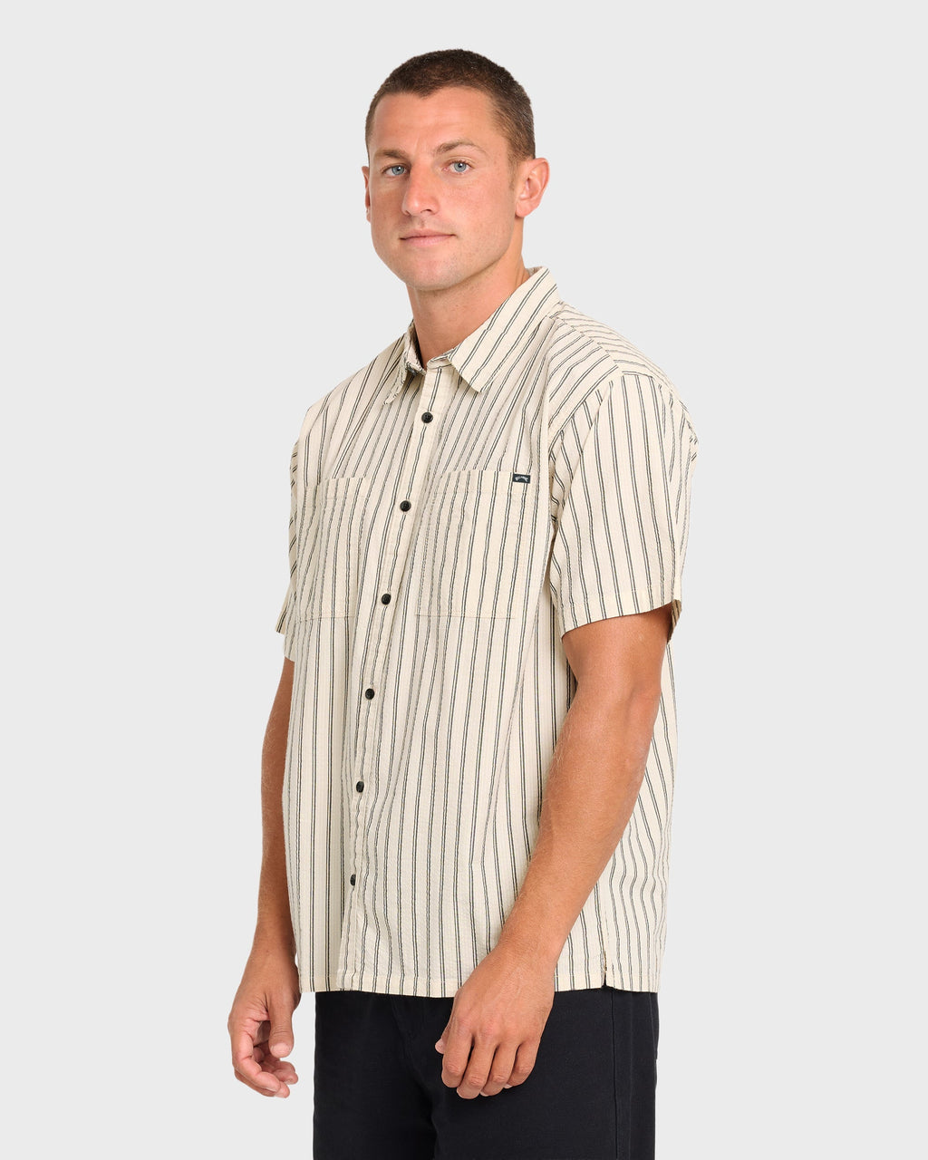 Vista Short Sleeve Woven Shirt - Off White