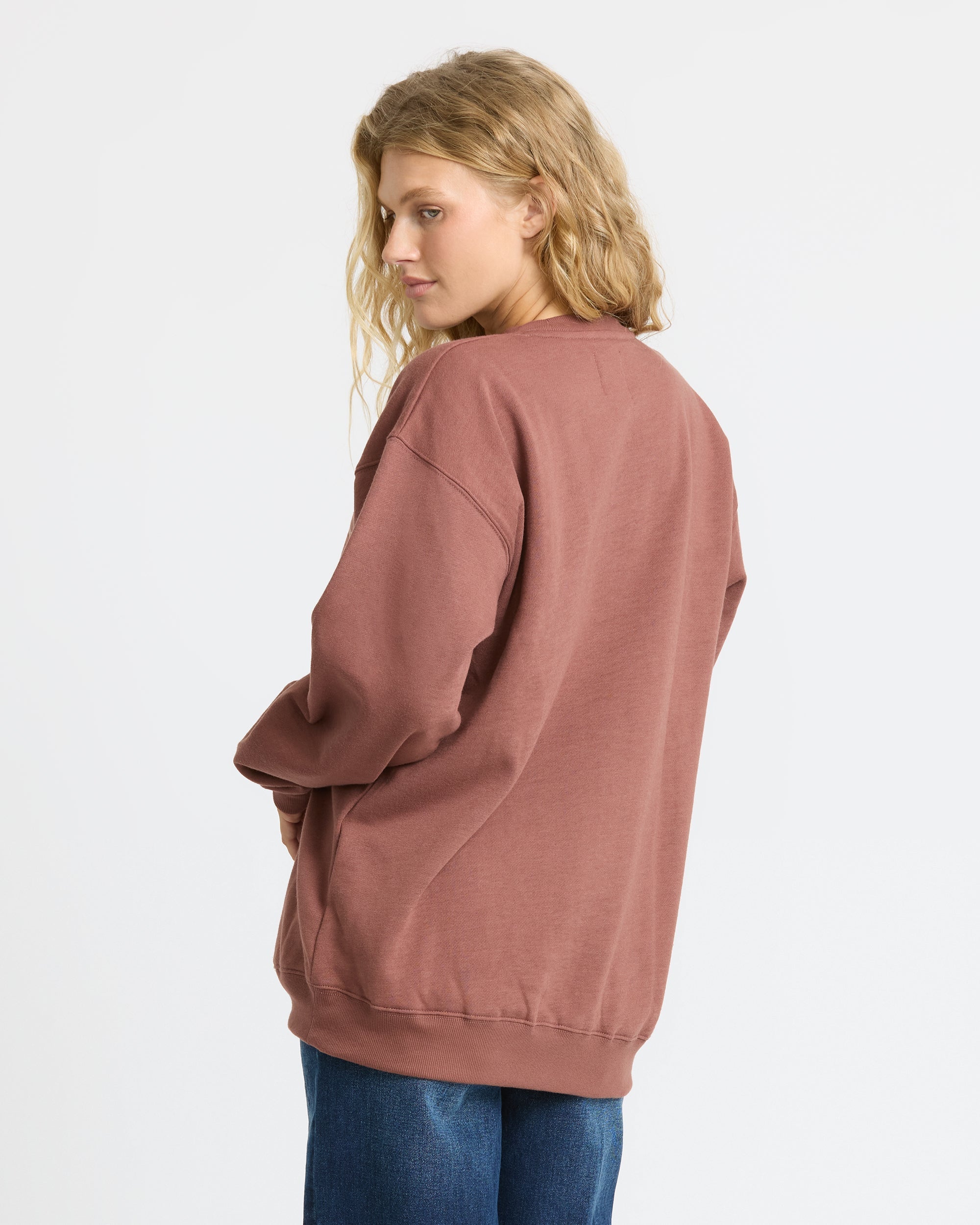 Light In View Crewneck Sweatshirt - Espresso