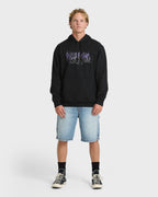 Tribal Pullover Hoodie - Black