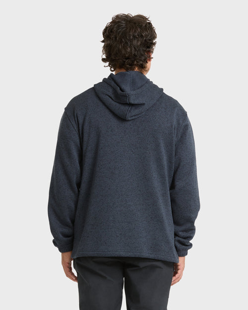 Adventure Division Boundary Pullover Quarter Zip Hoodie - True Navy