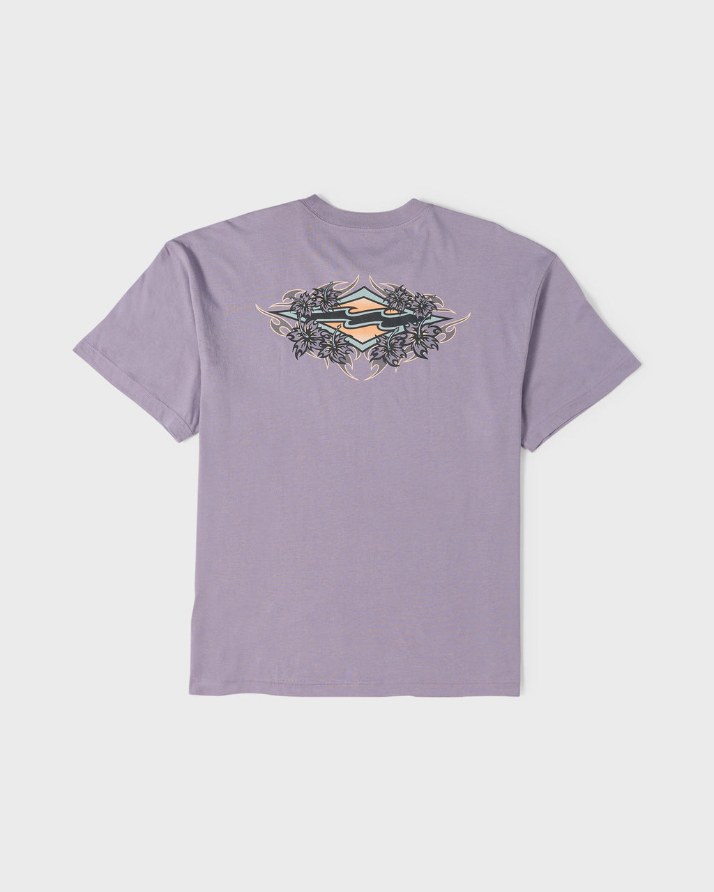 Biscus OG Short Sleeve Cotton T-Shirt - Purple Ash