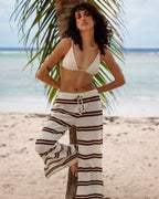 Hot Stripe Pants - Teak